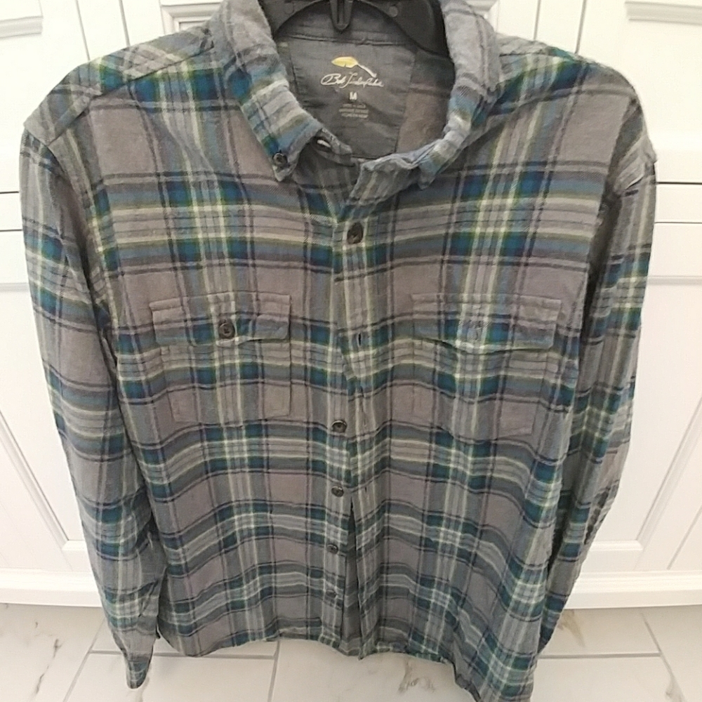 Bob Timberlake Flannel Plaid Button down